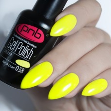Гель-лак PNB лимонный неон 8 мл Neon Lime 038