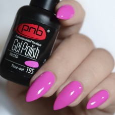 Гель-лак PNB розово фиолетовый, 8 мл, Time-out 195