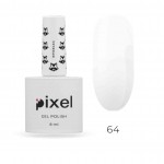 Гель-лак Pixel №064 молочный полупрозрачный, 8мл