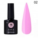 База цветная фиолетово-розовая SAGA Color Base №002, 8мл