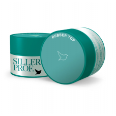 Закрепитель каучуковый для гель лака RUBBER TOP SILLER, 30 мл