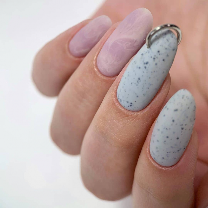 Гель лак SILLER с крошкой Art Aggs №001, 8мл