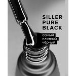 Гель лак ультра черный SILLER Pure Black, 8мл