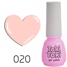 Гель лак Toki Toki №020 розово персиковый, 5мл
