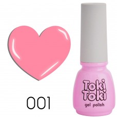 Гель лак Toki Toki №001 кукольно розовый, 5мл