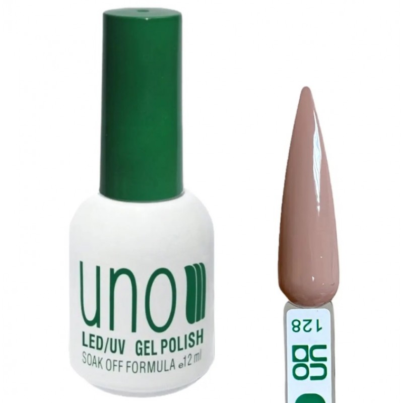 Гель лак UNO 128 песочный, 12 мл