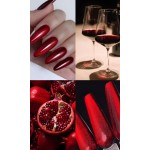 Гель лак кошачий глаз Cat Eyes RED SILK Milano № 03, 8 мл