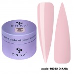 Гель для наращивания DNKA №0012 DIANA BUILDER GEL натурально розовый, 30 мл