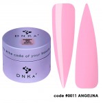 Гель для наращивания DNKA №0011 ANGELINA BUILDER GEL розовый, 30 мл