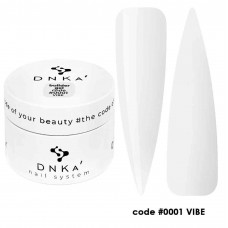 Гель для наращивания DNKA №0001 Vibe прозрачный BUILDER GEL, 30 мл