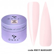 Гель для наращивания DNKA №0019 MARGARET  BUILDER GEL,бледно- розовый, 30 мл