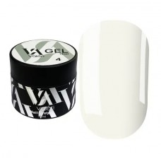 Гель для наращивания молочный №004 Valeri Builder Gel, 15 мл