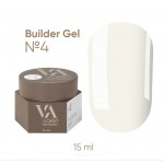 Гель для наращивания молочный №004 Valeri Builder Gel, 15 мл