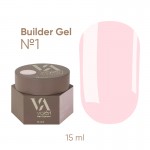 Гель для наращивания №001 Valeri Builder Gel, 15 мл