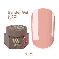 Гель для наращивания персиковый №009 Valeri Builder Gel, 15 мл