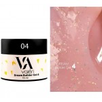 Гель для наращивания с декором №04 Valeri Dream Builder Gel, 15 мл