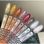 Гель для наращивания с декором №21 Valeri Dream Builder Gel, 15 мл