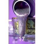 Гель для наращивания с декором №17 Valeri Dream Builder Gel, 15 мл