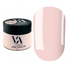 Персиковый гель желе для наращивания ногтей №04 Valeri Jelly Gelly 15 мл