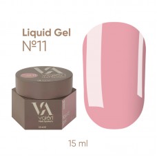 Ликвид гель для наращивания розовый Valeri Liquid Gel №11, 15 мл
