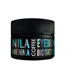 Хна для бровей и биотату кофе Nila, 10 грамм