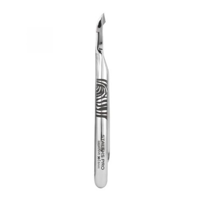 Кусачки профессиональные для кожи NX-30-8 EXCLUSIVE "Zebra" Сталекс