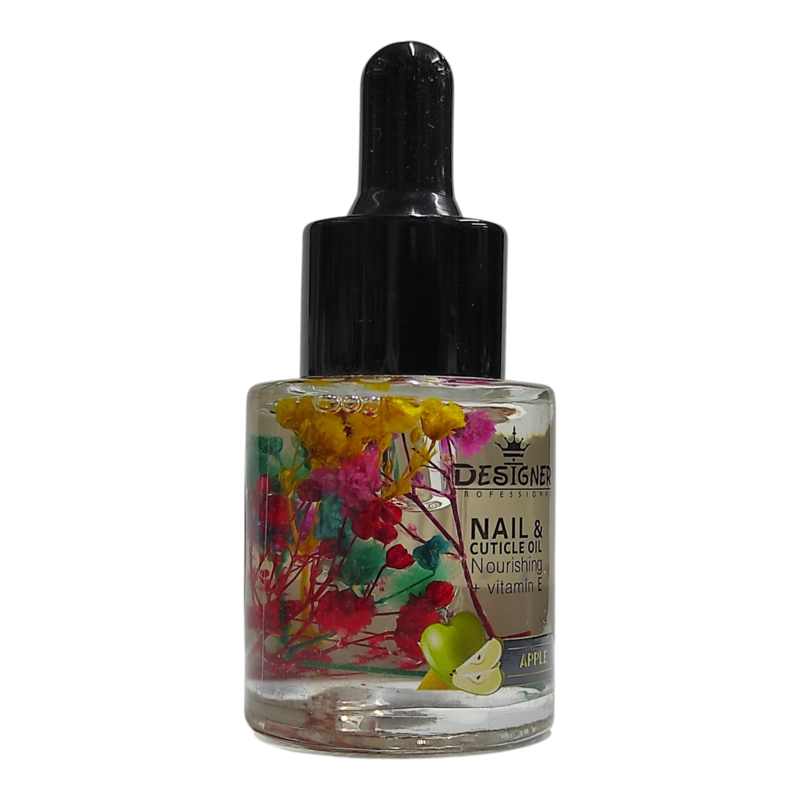 Масло для ногтей и кутикулы с сухоцветами APPLE (Яблоко), 20ml