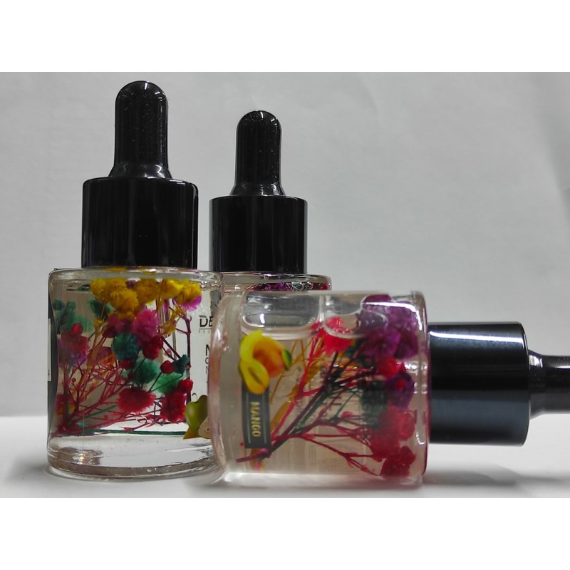 Масло для ногтей и кутикулы с сухоцветами APPLE (Яблоко), 20ml