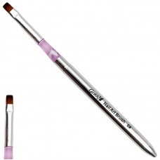 Кисть для геля №6 с металлической складной ручкой Кисть для геля №6 с металлической складной ручкой