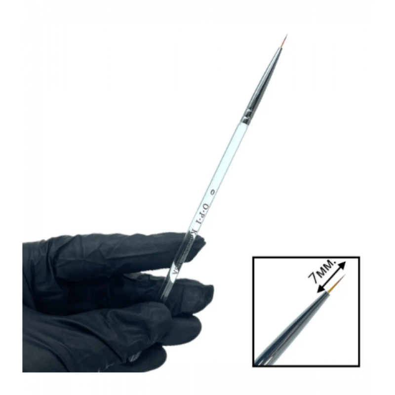 Кисть OPI для прорисовки с очень тонким ворсом №0,7мм