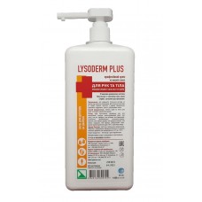 Крем для рук и тела на жирной основе Lysoderm Plus 1л. с дозатором