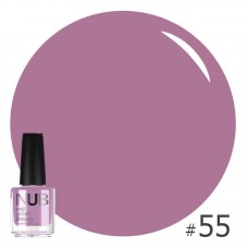 Декоративный лак для ногтей NUB 055 Kylies Lips, фиолетовый приглушенный, 14 мл