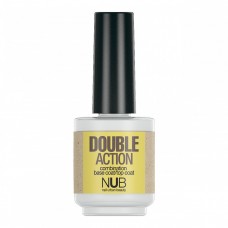 Основа-закрепитель 2 в 1 для натуральных ногтей NUB Double Action, 15ml