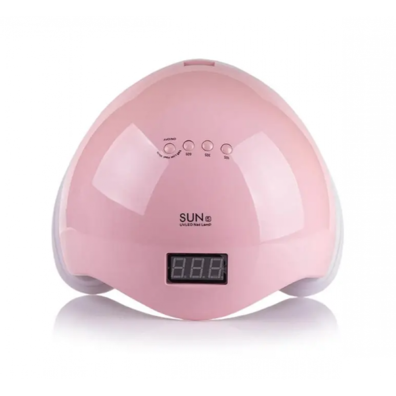 Лампа SUN 5 LED+UV 48 Вт розовая