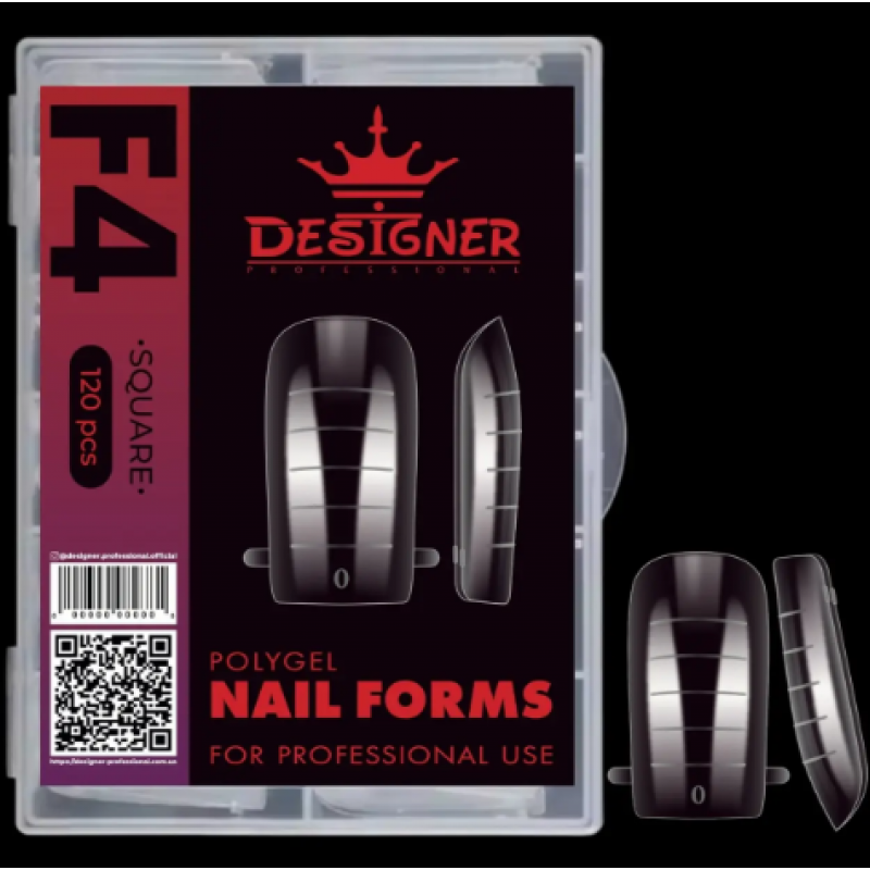 Верхние формы короткий Квадрат Designer F6, 120 шт