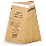 Крафт пакеты 100х230 мм 100 шт с липкой полосой и индикатором