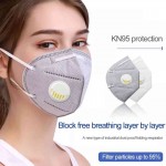 Защитная маска респиратор с фильтром KN95