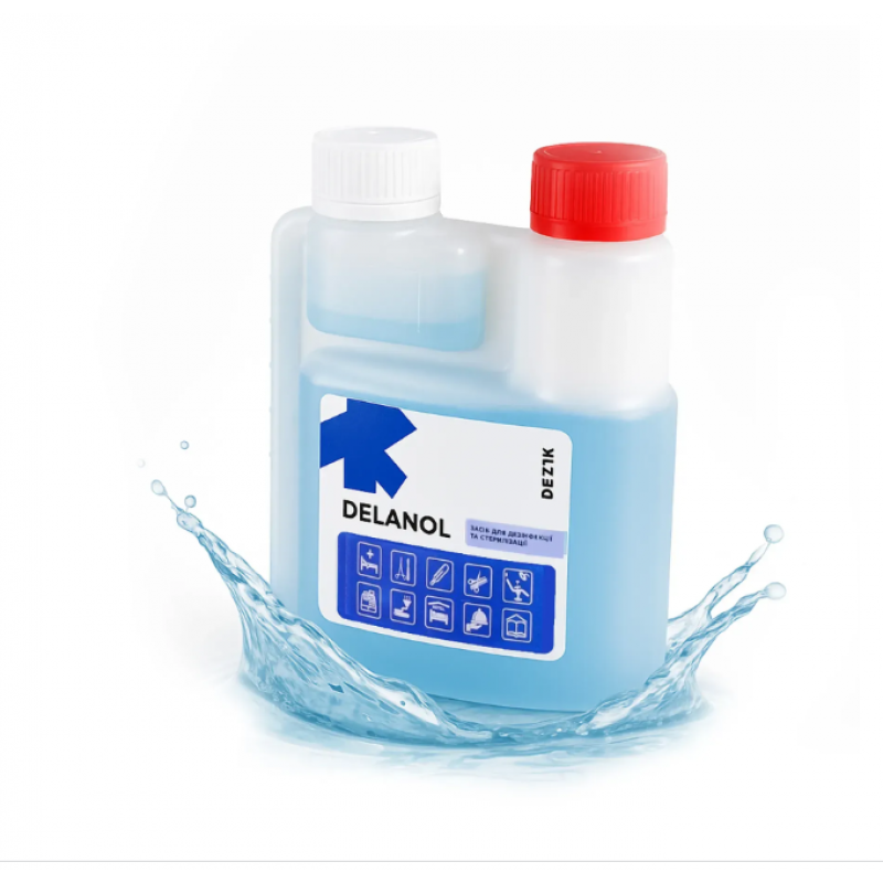 Delanol Dezik - средство  для дезинфекции  инструмента и поверхностей, 250 мл
