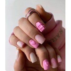 3D гель паста CANNI 003 розовая Embossing gel, 8 мл