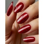 Глиттер (пайетка) красный голографик GG04/1, 1 мм