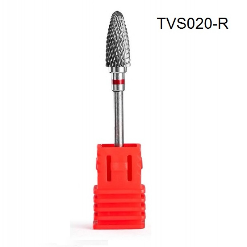 Фреза металлическая с мелкой нарезкой (красная насечка) TVS020-R