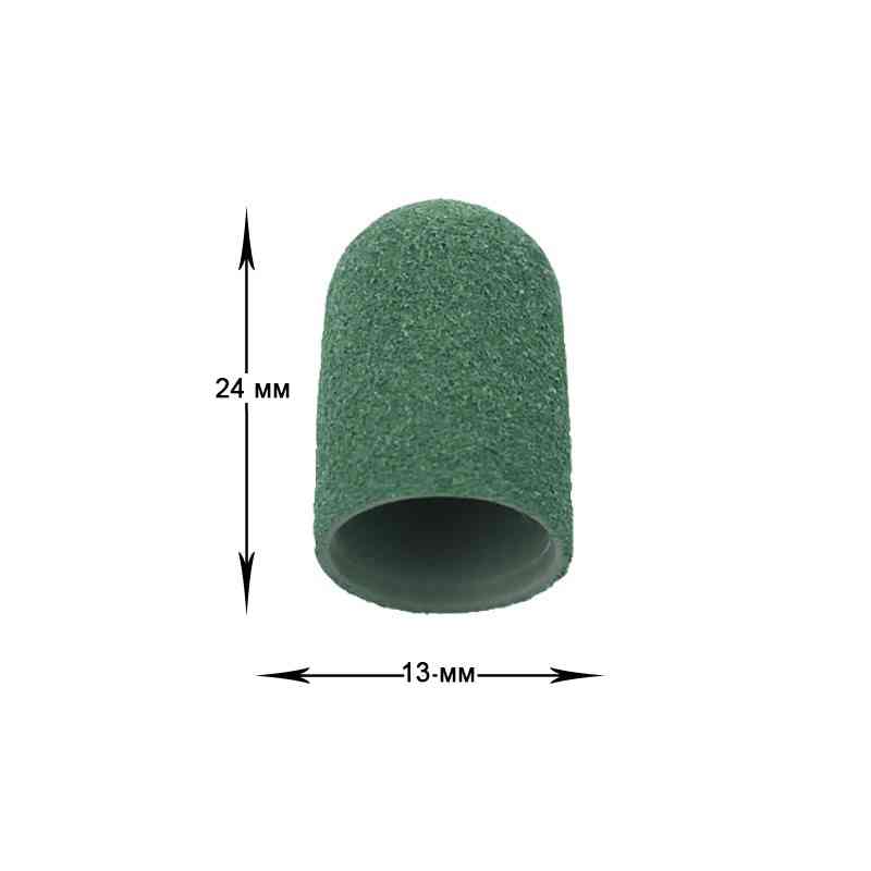 Одноразовый колпачок 13 мм Мультибор зеленый (80 гритт)  C13G 