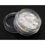 Брокат для дизайна ногтей голографический №В-02