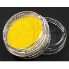 Глиттер матовый (бархатный песок) желтый ТCH 302, 0,2 мм