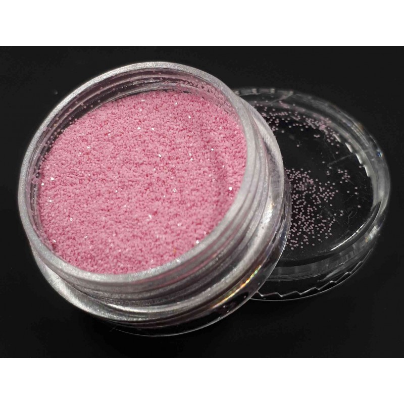 Глиттер матовый (бархатный песок) розовый ТCH 304, 0,2 мм