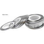 Липкая лента для дизайна ногтей серебро Silver 1мм