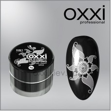 Гель краска для стемпинга OXXI №002 белая, 5 гр. 