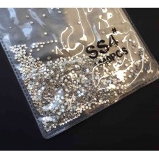 Стразы для ногтей белые Crystal SS4 (диам. 1.6мм) стеклянные 1440шт